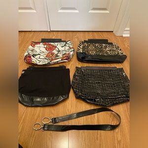 Miche Interchangeable Purse / Hand Bag Lot | 3 Shells | 1 Base | 1 Strap